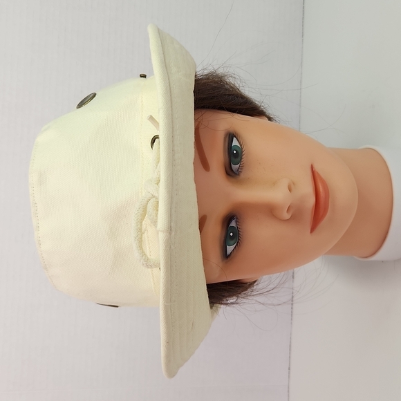 Misty Mountain Bosun White Canvas Outdoors Unisex Hat (XL) - Picture 14 of 14